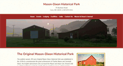 Desktop Screenshot of masondixonhistoricalpark.com